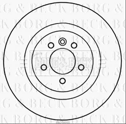 Borg & Beck BBD5999S - Bremžu diski autodraugiem.lv