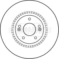 Japanparts JDIH27 - Bremžu diski autodraugiem.lv