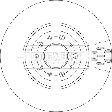 Borg & Beck BBD5554 - Bremžu diski autodraugiem.lv