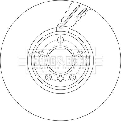 Borg & Beck BBD7004S - Bremžu diski autodraugiem.lv