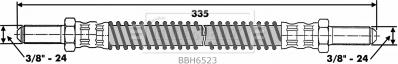 Borg & Beck BBH6523 - Bremžu šļūtene autodraugiem.lv