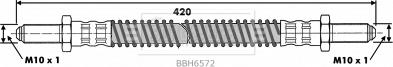 Borg & Beck BBH6572 - Bremžu šļūtene autodraugiem.lv