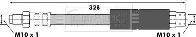 Borg & Beck BBH6051 - Bremžu šļūtene autodraugiem.lv
