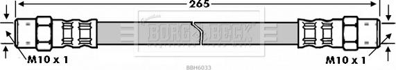 Borg & Beck BBH6033 - Bremžu šļūtene autodraugiem.lv