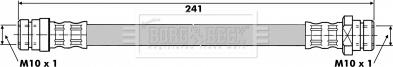 Borg & Beck BBH6252 - Bremžu šļūtene autodraugiem.lv