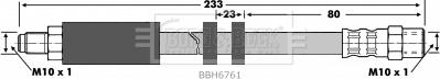 Borg & Beck BBH6761 - Bremžu šļūtene autodraugiem.lv