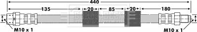 Borg & Beck BBH6739 - Bremžu šļūtene autodraugiem.lv