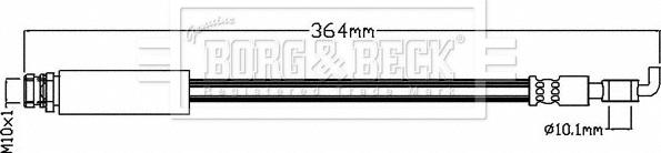 Borg & Beck BBH8474 - Bremžu šļūtene autodraugiem.lv