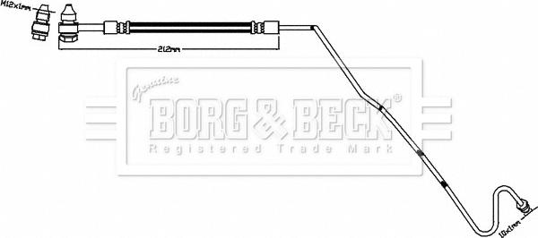 Borg & Beck BBH8504 - Bremžu šļūtene autodraugiem.lv