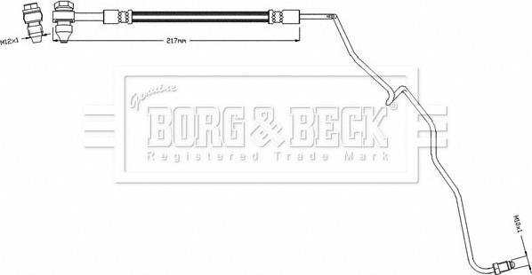 Borg & Beck BBH8503 - Bremžu šļūtene autodraugiem.lv