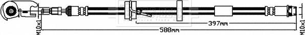 Borg & Beck BBH8507 - Bremžu šļūtene autodraugiem.lv