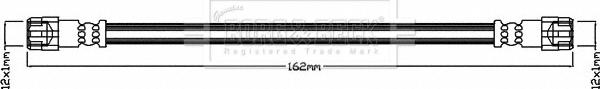 Borg & Beck BBH8608 - Bremžu šļūtene autodraugiem.lv