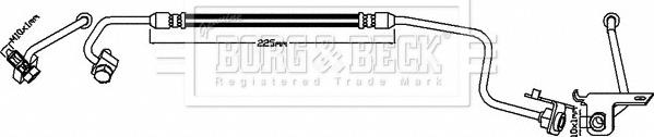 Borg & Beck BBH8634 - Bremžu šļūtene autodraugiem.lv
