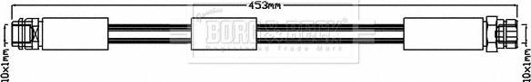 Borg & Beck BBH8095 - Bremžu šļūtene autodraugiem.lv