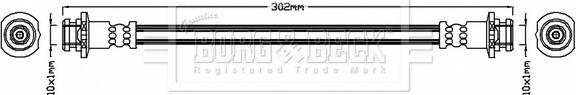 Borg & Beck BBH8084 - Bremžu šļūtene autodraugiem.lv