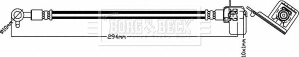 Borg & Beck BBH8185 - Bremžu šļūtene autodraugiem.lv