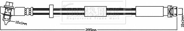 Borg & Beck BBH8183 - Bremžu šļūtene autodraugiem.lv