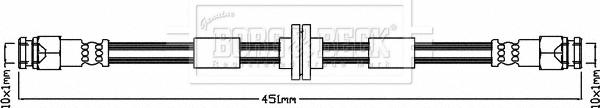 Borg & Beck BBH8318 - Bremžu šļūtene autodraugiem.lv