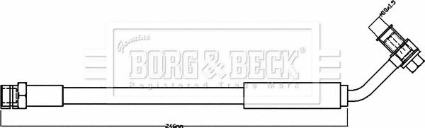 Borg & Beck BBH8381 - Bremžu šļūtene autodraugiem.lv