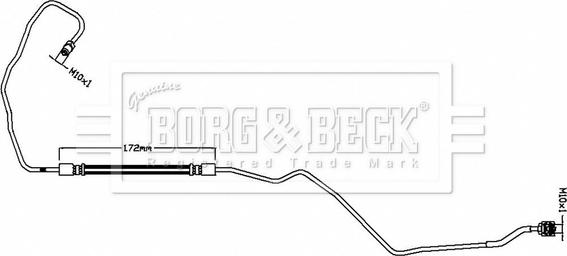Borg & Beck BBH8795 - Bremžu šļūtene autodraugiem.lv