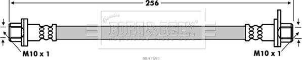 Borg & Beck BBH7693 - Bremžu šļūtene autodraugiem.lv