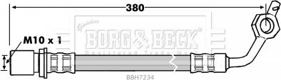 Borg & Beck BBH7234 - Bremžu šļūtene autodraugiem.lv