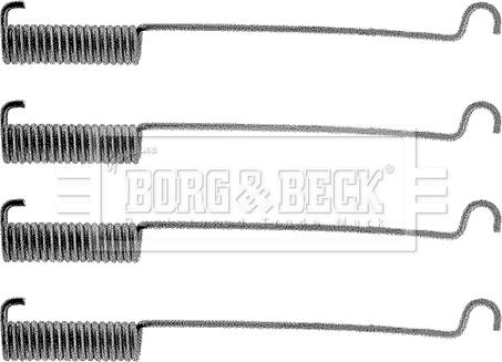 Borg & Beck BBK6094 - Piederumu komplekts, Bremžu loki autodraugiem.lv
