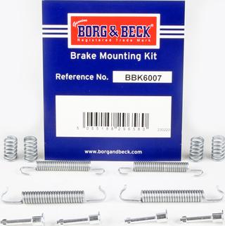 Borg & Beck BBK6007 - Piederumu komplekts, Stāvbremzes mehānisma bremžu loks autodraugiem.lv