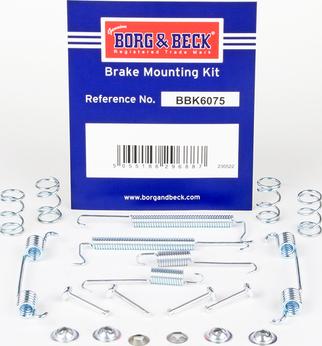 Borg & Beck BBK6075 - Piederumu komplekts, Bremžu loki autodraugiem.lv