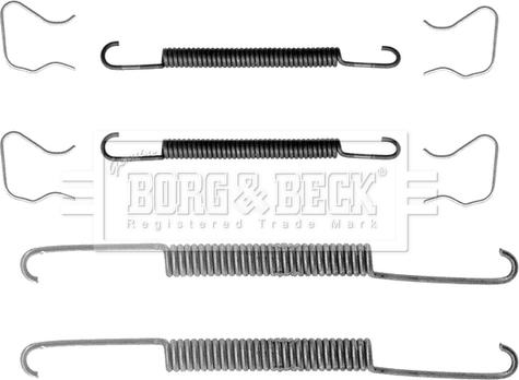 Borg & Beck BBK6117 - Piederumu komplekts, Bremžu loki autodraugiem.lv