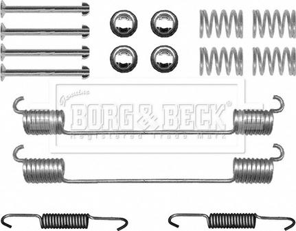 Borg & Beck BBK6348 - Piederumu komplekts, Bremžu loki autodraugiem.lv