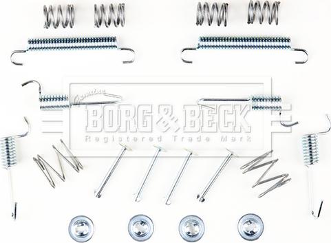 Borg & Beck BBK6304 - Piederumu komplekts, Stāvbremzes mehānisma bremžu loks autodraugiem.lv