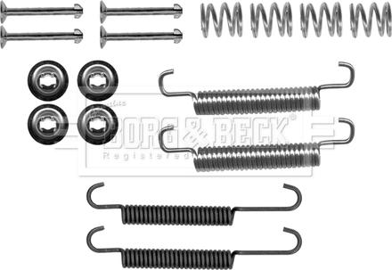 Borg & Beck BBK6320 - Piederumu komplekts, Stāvbremzes mehānisma bremžu loks autodraugiem.lv