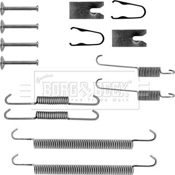Borg & Beck BBK6252 - Piederumu komplekts, Bremžu loki autodraugiem.lv