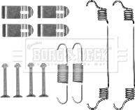Borg & Beck BBK6205 - Piederumu komplekts, Stāvbremzes mehānisma bremžu loks autodraugiem.lv