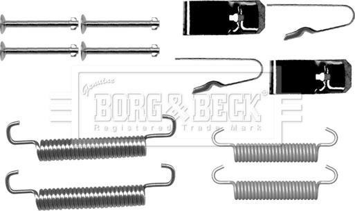 Borg & Beck BBK6213 - Piederumu komplekts, Stāvbremzes mehānisma bremžu loks autodraugiem.lv