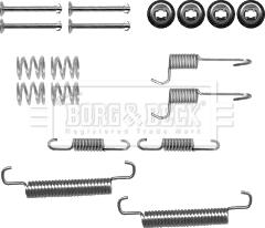 Borg & Beck BBK6228 - Piederumu komplekts, Stāvbremzes mehānisma bremžu loks autodraugiem.lv