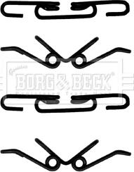 Borg & Beck BBK1494 - Piederumu komplekts, Disku bremžu uzlikas autodraugiem.lv