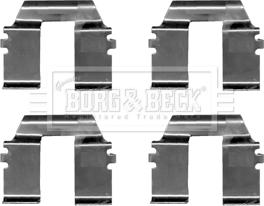 Borg & Beck BBK1404 - Piederumu komplekts, Disku bremžu uzlikas autodraugiem.lv