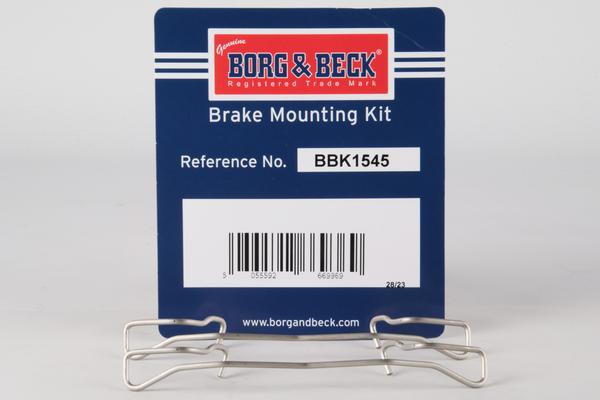 Borg & Beck BBK1545 - Piederumu komplekts, Disku bremžu uzlikas autodraugiem.lv