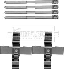 Borg & Beck BBK1501 - Piederumu komplekts, Disku bremžu uzlikas autodraugiem.lv