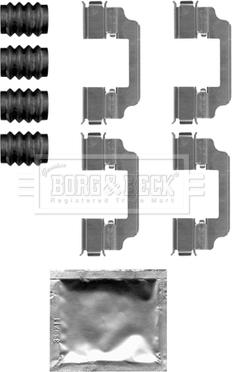 Borg & Beck BBK1508 - Piederumu komplekts, Disku bremžu uzlikas autodraugiem.lv