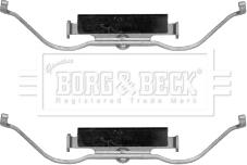 Borg & Beck BBK1586 - Piederumu komplekts, Disku bremžu uzlikas autodraugiem.lv
