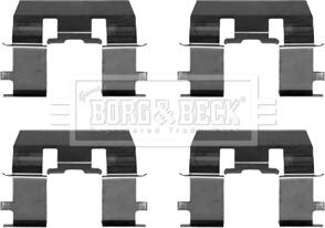 Borg & Beck BBK1533 - Piederumu komplekts, Disku bremžu uzlikas autodraugiem.lv