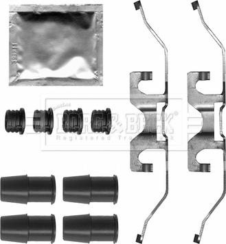Borg & Beck BBK1644 - Piederumu komplekts, Disku bremžu uzlikas autodraugiem.lv