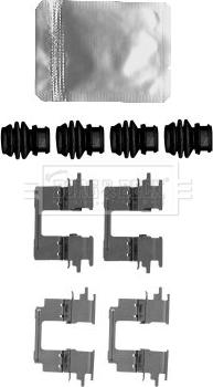 Borg & Beck BBK1600 - Piederumu komplekts, Disku bremžu uzlikas autodraugiem.lv