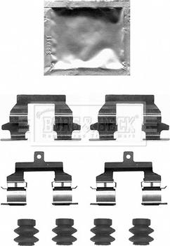 Borg & Beck BBK1628 - Piederumu komplekts, Disku bremžu uzlikas autodraugiem.lv