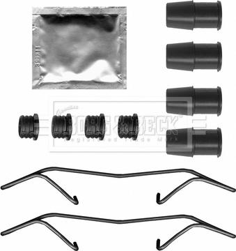 Borg & Beck BBK1676 - Piederumu komplekts, Disku bremžu uzlikas autodraugiem.lv