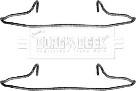 Borg & Beck BBK1040 - Piederumu komplekts, Disku bremžu uzlikas autodraugiem.lv