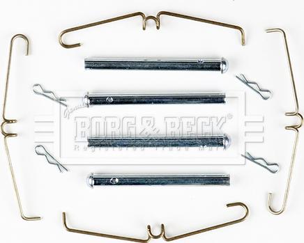 Borg & Beck BBK1068 - Piederumu komplekts, Disku bremžu uzlikas autodraugiem.lv